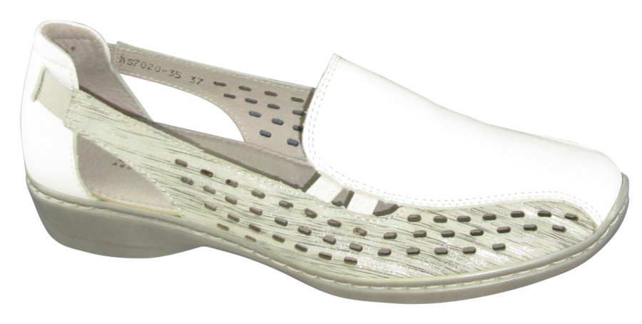 Shoes - Low To Flat SHOES - low to flat | Moana Cassini 08 White Multi