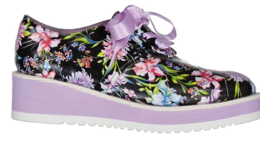 Shoes - Low To Flat SHOES - low to flat | Grace Minx 08 Lilac Floral