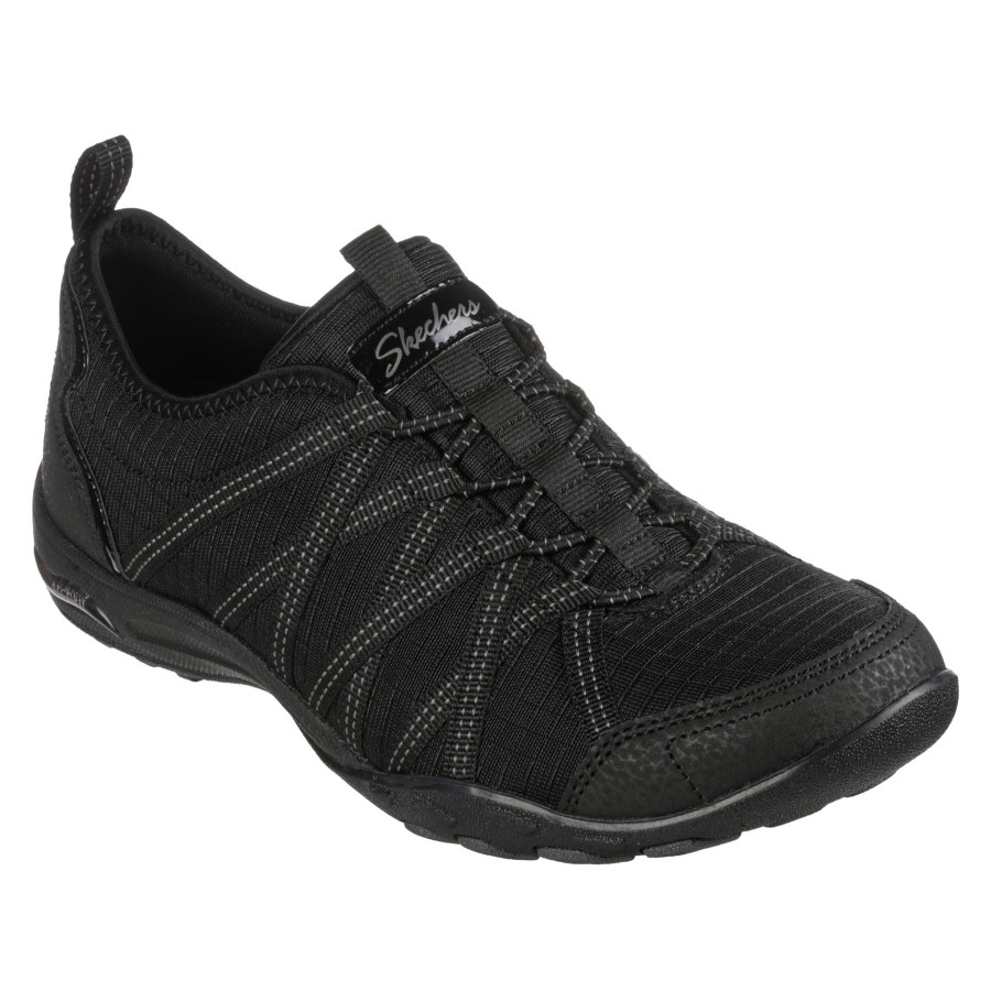 Shoes - Low To Flat SHOES - low to flat | Arch Fit Comfy-Paradise Found-100279 Skechers Black