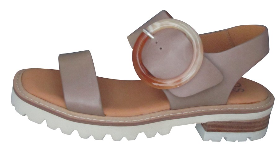 Sandals - Low To Flat SANDALS - low to flat | Gilda Eos 55 Taupe