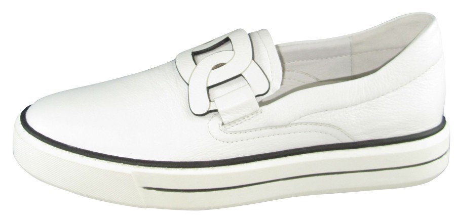 Shoes - Low To Flat SHOES - low to flat | Yinnit Django & Juliette 10 White/Black